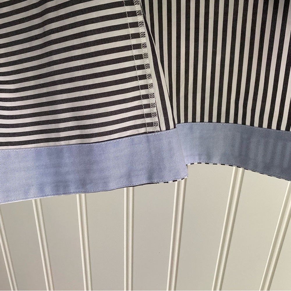 Vineyard Vines taffy stripe bow top blue/white SIZE XXS - Picture 8 of 10